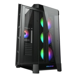 Boitier Moyen Tour E-ATX Cougar DuoFace Pro RGB avec panneaux vitrés (Noir)