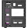 Boitier Mini Tour Micro ATX Gembird Fornac 200 RGB avec panneaux vitrés (Noir)