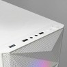 Boitier Mini Tour Micro ATX Mars Gaming MC-Me RGB avec panneau vitré (Blanc)