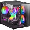 Boitier Mini Tour Micro ATX Mars Gaming MC-Me RGB avec panneau vitré (Noir)