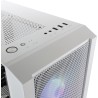 Boitier Moyen Tour ATX Mars Gaming MC-C RGB avec panneau vitré (Blanc)