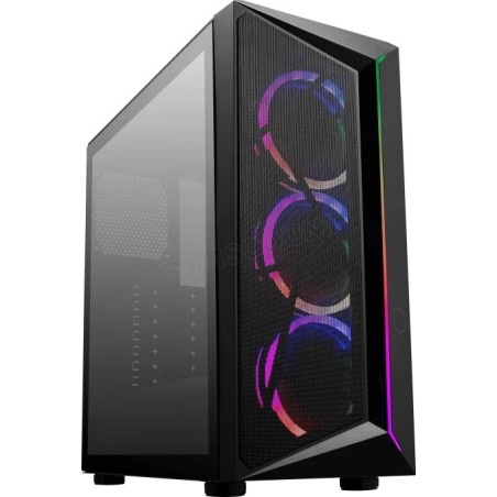 Boitier Moyen Tour ATX Cooler Master CMP 510 RGB (Noir) + alimentation 650W