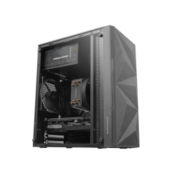 Boitier Mini Tour Micro ATX Mars Gaming MC-1500 avec panneau vitré (Noir)