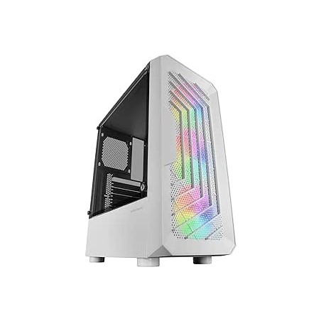 Boitier Moyen Tour ATX Mars Gaming MC-Tor RGB avec panneau vitré (Blanc)