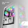 Boitier Moyen Tour E-ATX Mars Gaming MC-KX RGB avec panneau vitré (Blanc)