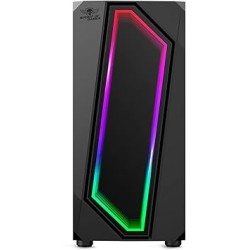 Boitier Moyen Tour ATX Spirit of Gamer Infinity RGB avec panneaux vitrés (Noir)