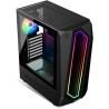 Boitier Moyen Tour ATX Spirit of Gamer Infinity RGB avec panneaux vitrés (Noir)