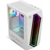 Boitier Moyen Tour ATX Spirit of Gamer Infinity RGB avec panneaux vitrés (Blanc)