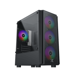 Boitier Mini Tour Micro ATX Xigmatek NYX Air RGB avec panneau vitré (Noir)