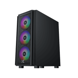 Boitier Mini Tour Micro ATX Xigmatek NYX Air RGB avec panneau vitré (Noir)