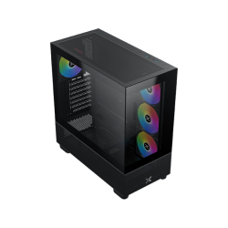 Boitier Moyen Tour E-ATX Xigmatek Endorphin Air V2 RGB avec panneaux vitrés (Noir)