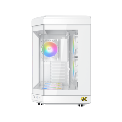 Boitier Moyen Tour E-ATX Xigmatek Cubi RGB avec panneaux vitrés (Blanc)