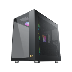 Boitier Moyen Tour E-ATX Xigmatek Aqua Ultra Air RGB avec panneaux vitrés (Noir)