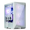 Boitier Moyen Tour E-ATX Zalman Z9 Iceberg MS RGB avec panneau vitré (blanc)