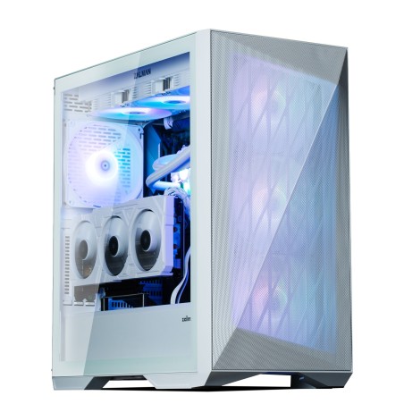 Boitier Moyen Tour E-ATX Zalman Z9 Iceberg MS RGB avec panneau vitré (blanc)