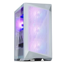 Boitier Moyen Tour E-ATX Zalman Z9 Iceberg MS RGB avec panneau vitré (blanc)