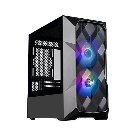 Boitier Micro ATX Cooler Master MasterBox TD300 Mesh RGB avec panneau vitré (Noir)