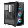 Boitier Moyen Tour ATX Cooler Master CMP 520 RGB avec panneau vitré (Noir)