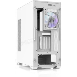 Boitier Moyen Tour E-ATX Zalman Z10 Duo avec panneaux vitrés (Blanc)