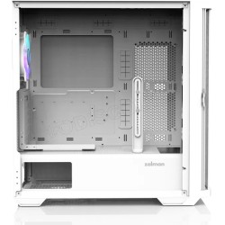 Boitier Moyen Tour E-ATX Zalman Z10 Duo avec panneaux vitrés (Blanc)