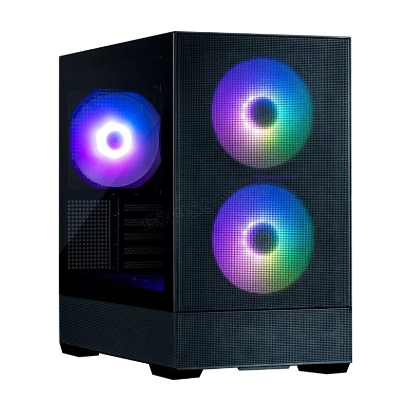 Boitier Mini Tour Micro ATX Zalman P30 RGB avec panneaux vitrés (Noir)