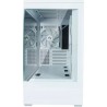 Boitier Mini Tour Micro ATX Zalman P30 RGB avec panneaux vitrés (Blanc)