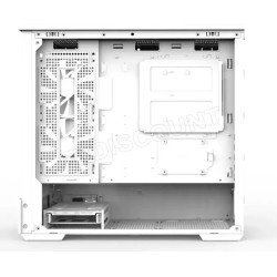 Boitier Mini Tour Micro ATX Zalman P30 RGB avec panneaux vitrés (Blanc)