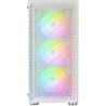 Boitier Moyen Tour ATX Mars Gaming MC-F RGB avec panneau vitré (Blanc)