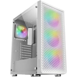 Boitier Moyen Tour ATX Mars Gaming MC-F RGB avec panneau vitré (Blanc)