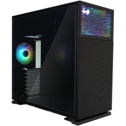 Boitier Moyen Tour ATX InWin N127 RGB avec panneau vitré (Noir)