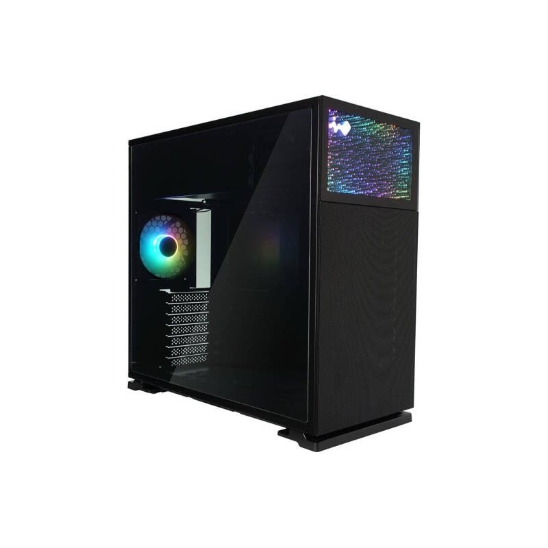 Boitier Moyen Tour ATX InWin N127 RGB avec panneau vitré (Noir)