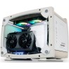 Boitier Mini Tour Mini ITX InWin Explorer avec panneaux vitrés (Blanc/Beige)