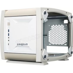 Boitier Mini Tour Mini ITX InWin Explorer avec panneaux vitrés (Blanc/Beige)