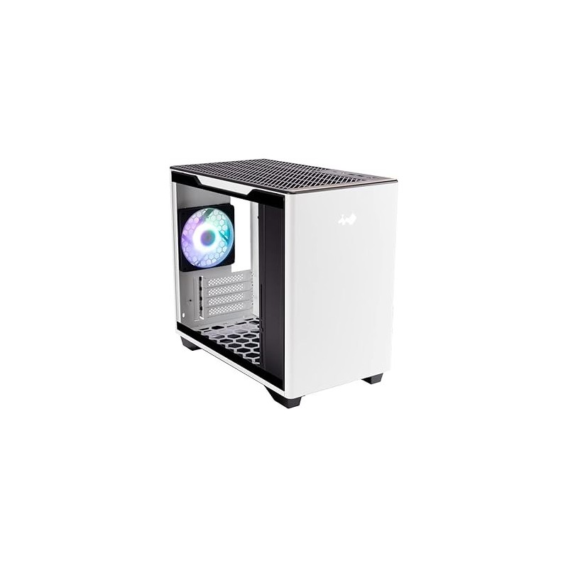 Boitier Mini Tour Micro ATX InWin A3 RGB avec panneau vitré (Blanc)