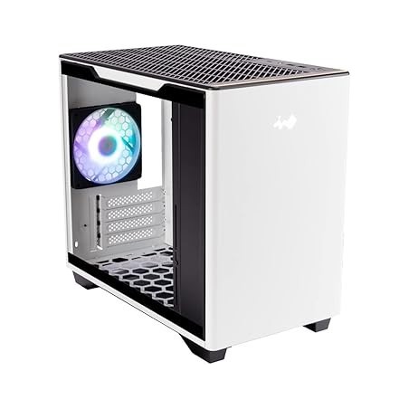 Boitier Mini Tour Micro ATX InWin A3 RGB avec panneau vitré (Blanc)