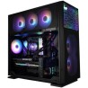 Boitier Moyen Tour E-ATX InWin N515 RGB avec panneau vitré (Noir)