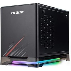 Boitier Mini Tour Mini ITX InWin A1 Plus Phantom Gaming Edition RGB avec panneau vitré + Alimentation 650W (Noir)