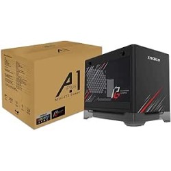 Boitier Mini Tour Mini ITX InWin A1 Plus Phantom Gaming Edition RGB avec panneau vitré + Alimentation 650W (Noir)