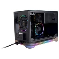 Boitier Mini Tour Mini ITX InWin A1 Prime RGB avec panneau vitré + Alimentation 750W (Noir)