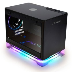 Boitier Mini Tour Mini ITX InWin A1 Plus RGB avec panneau vitré + Alimentation 650W (Noir)