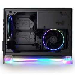 Boitier Mini Tour Mini ITX InWin A1 Plus RGB avec panneau vitré + Alimentation 650W (Noir)