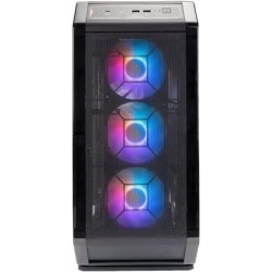 Boitier Moyen Tour E-ATX InWin Airforce RGB avec panneaux vitrés (Noir)