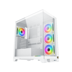 Boitier Moyen Tour ATX Xigmatek Endorphin Ultra RGB avec panneaux vitrés (Blanc)