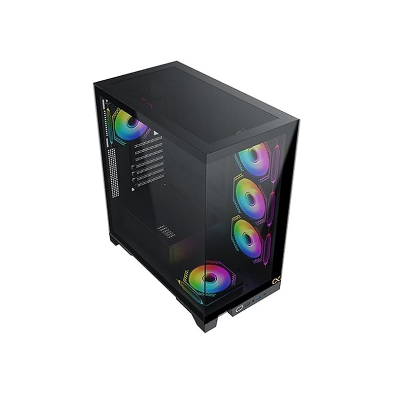 Boitier Moyen Tour ATX Xigmatek Endorphin Ultra RGB avec panneaux vitrés (Noir)