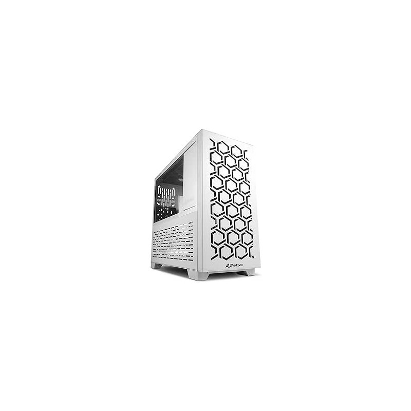 Boitier Mini Tour Micro ATX Sharkoon MS-Y1000 avec panneau vitré (Blanc)