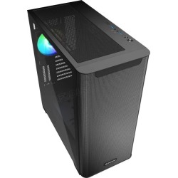 Boitier Moyen Tour E-ATX Sharkoon M30 RGB avec panneau vitré (Noir)