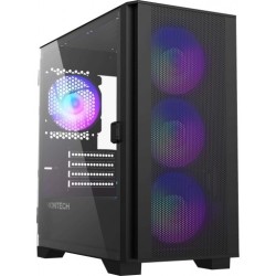 Boitier Mini Tour Micro ATX Montech Air 100 RGB avec panneaux vitrés (Noir)