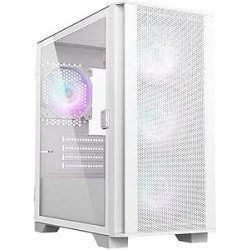 Boitier Mini Tour Micro ATX Montech Air 100 RGB avec panneaux vitrés (Blanc)