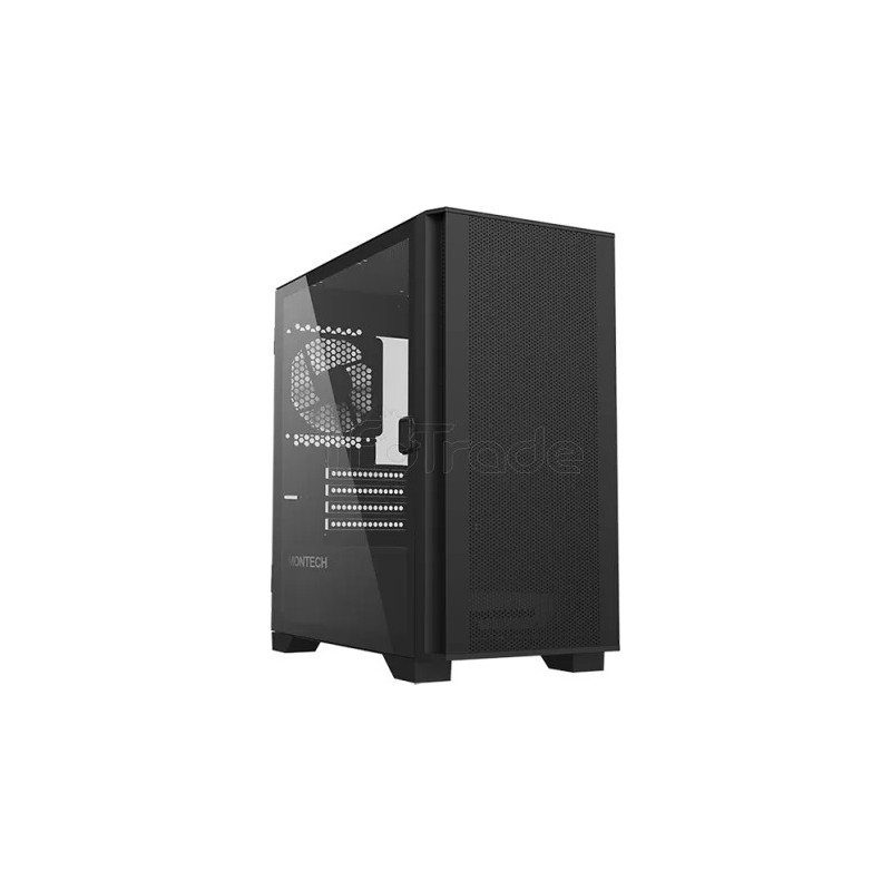 Boitier Mini Tour Micro ATX Montech Air 100 Lite avec panneau vitré (Noir)