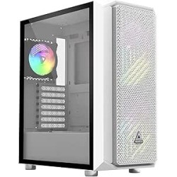 Boitier Moyen Tour E-ATX Montech Air X RGB avec panneau vitré (Blanc)